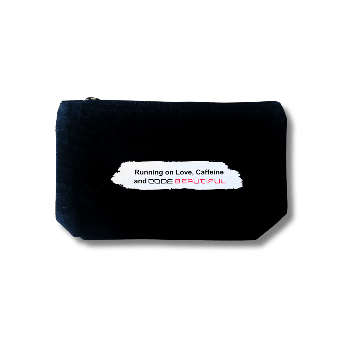 CODE Makeup Bag - Running on Love, Caffeine and CODE Beautiful