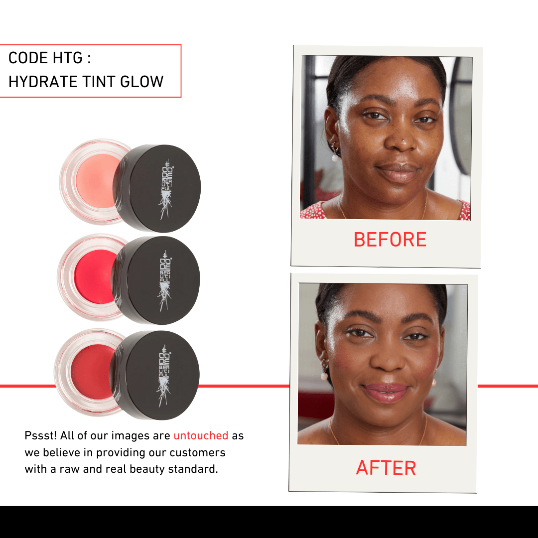 CODE HTG Hydrate Tint Glow - 2-in-1 Lip & Cheek for Natural Radiance - CODE Beautiful