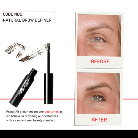 CODE NBD Natural Brow Definer - Long-Lasting Eyebrow Gel with Hair Pigmentation - CODE Beautiful