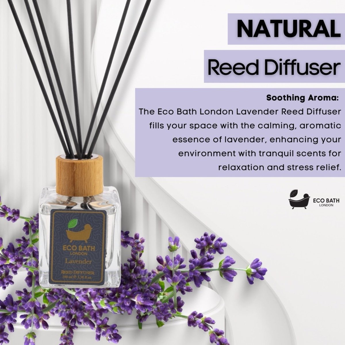 Eco Bath London French Lavender Reed Diffuser