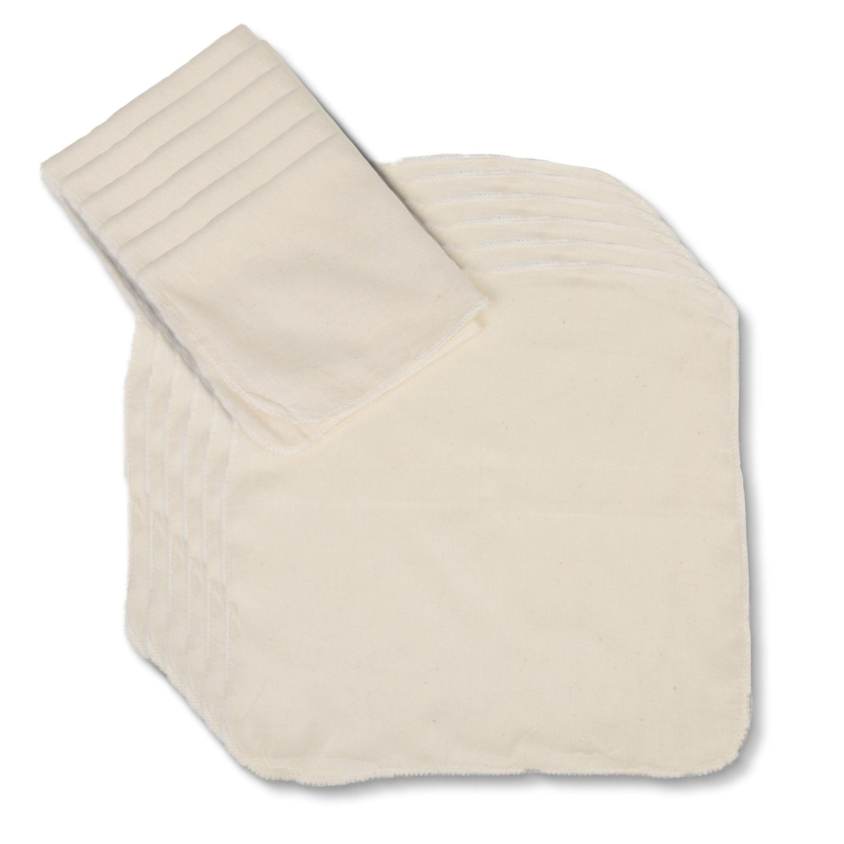 Eco Bath London Organic Cotton Muslin Face Cloths (Pack of 6)