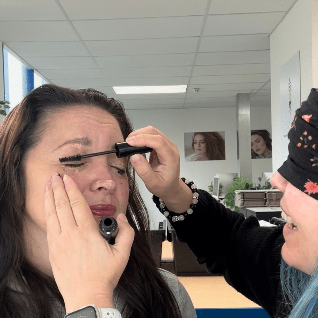 Blindfold makeup 👀