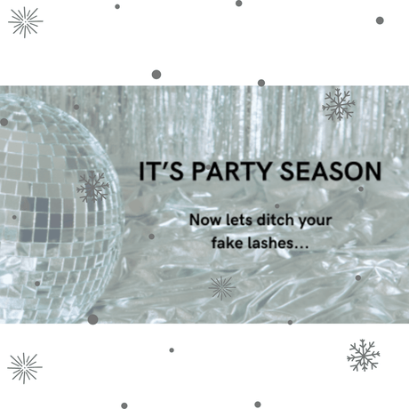 It's party season - ditch those false lashes...