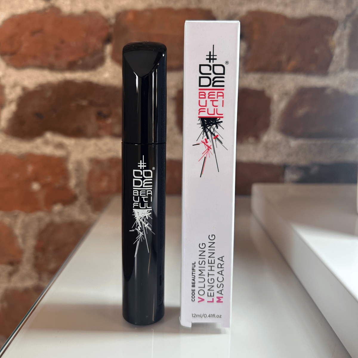 CODE VLM Volumising Lengthening Mascara - Water-Resistant & Gentle for Sensitive Eyes