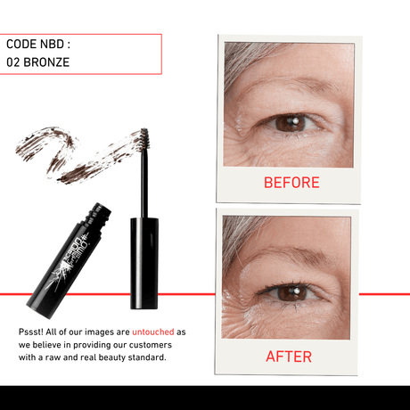 CODE NBD Natural Brow Definer - Long-Lasting Eyebrow Gel with Hair Pigmentation - CODE Beautiful