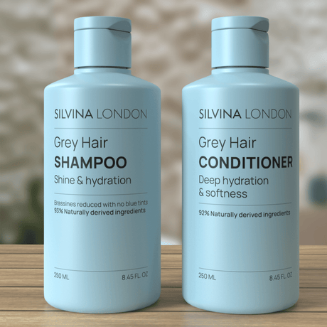 Silvina London Grey Hair Shampoo & Conditioner Duo