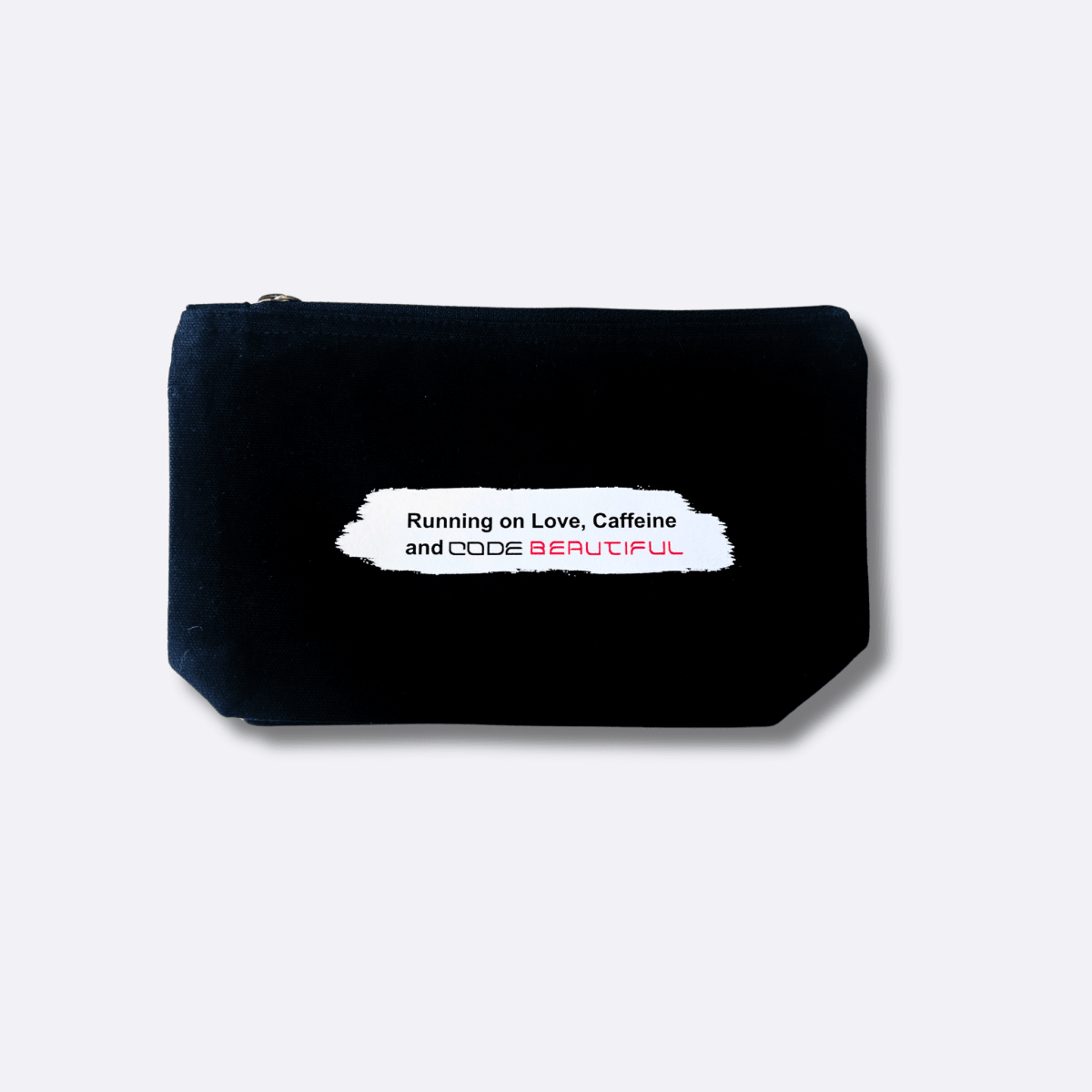 CODE Makeup Bag - Running on Love, Caffeine and CODE Beautiful - CODE Beautiful