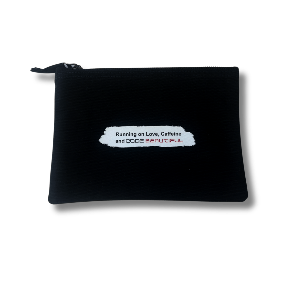 Running on Love & Caffeine Makeup Bag | CODE Beautiful