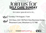 Join us for Self Care Sunday with CiCi, Luna and CODE Beautiful