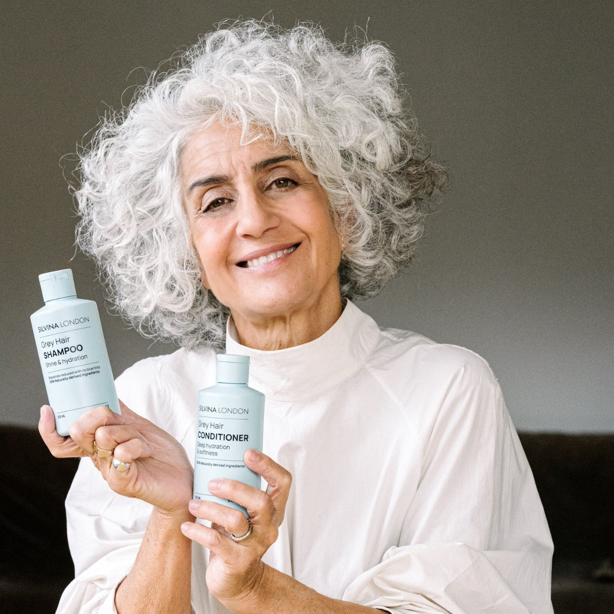 Silvina London Grey Hair Shampoo & Conditioner Duo