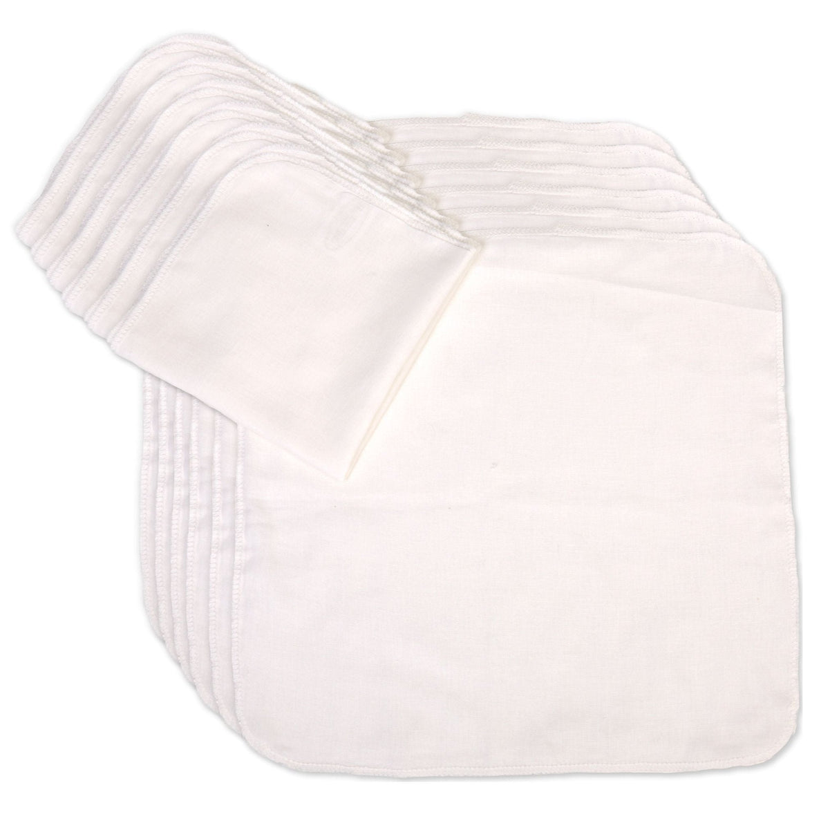 Eco Bath London Organic Cotton Muslin Face Cloths (Pack of 6)