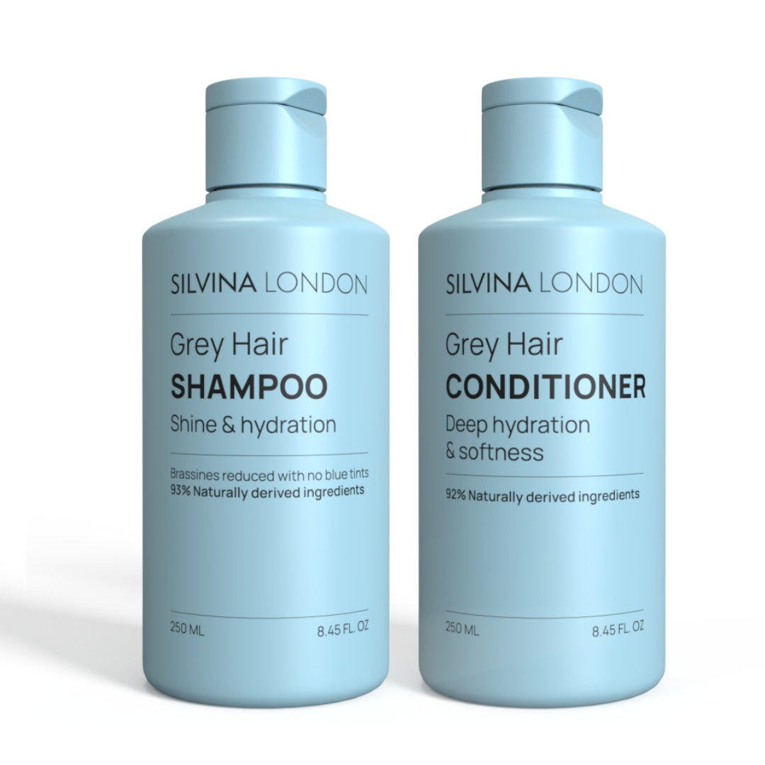 Silvina London Grey Hair Shampoo & Conditioner Duo