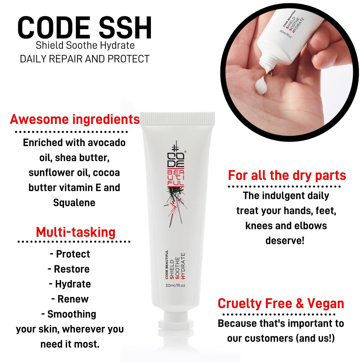 CODE SSH Shield Soothe Hydrate